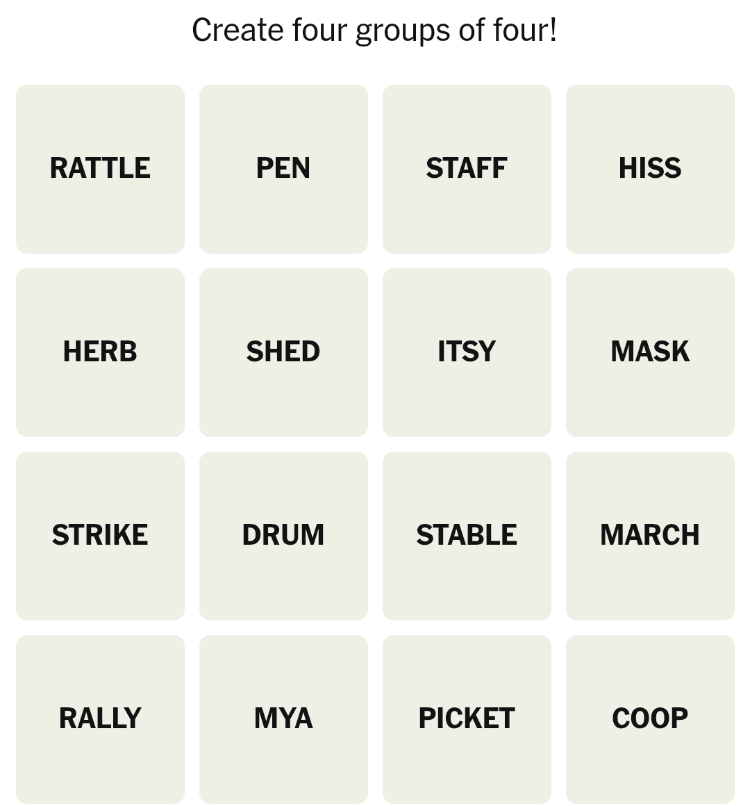 NYT connection image