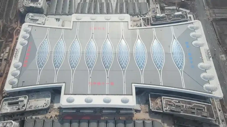China Opens World’s Largest Railway Station Bigger Than 170 Football Fields