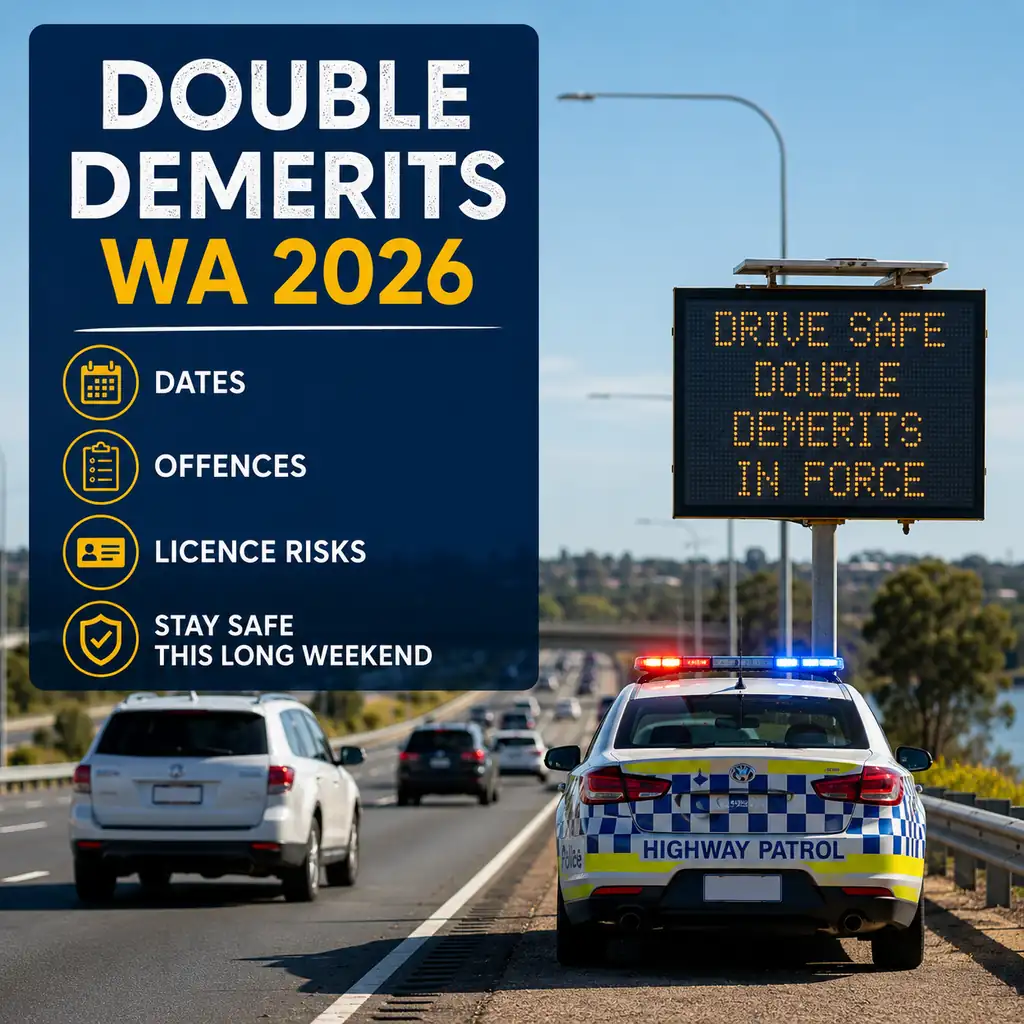 Double Demerits WA 2026: Dates, Offences and Licence Risks Explained