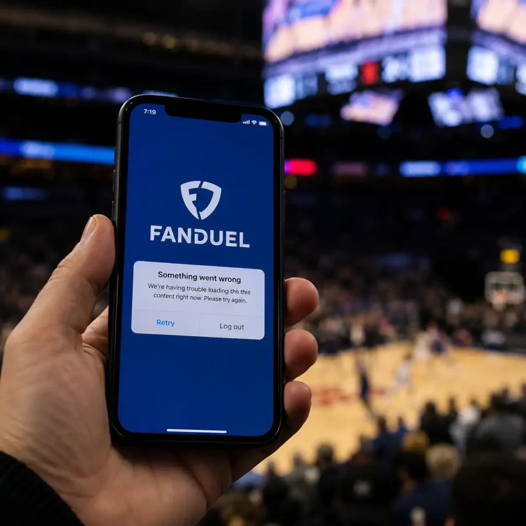 FanDuel Down Today: Thousands Report Outage During NBA Playoff Game