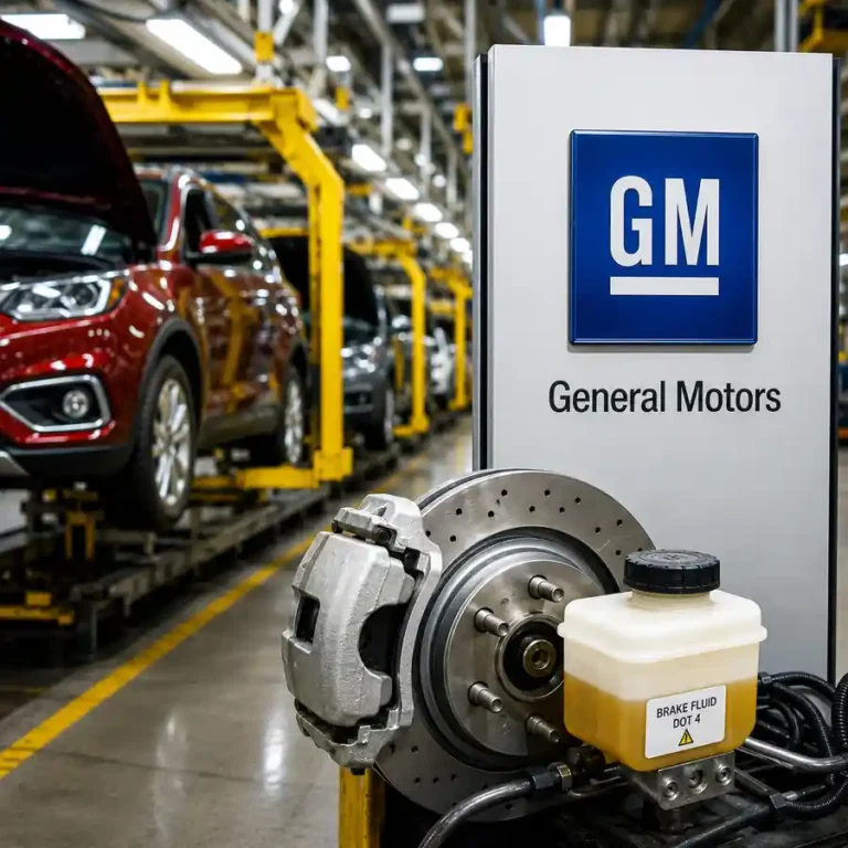 GM Recalls 40,440 Vehicles Over Brake Fluid Defect, Raising Crash Risk Concerns