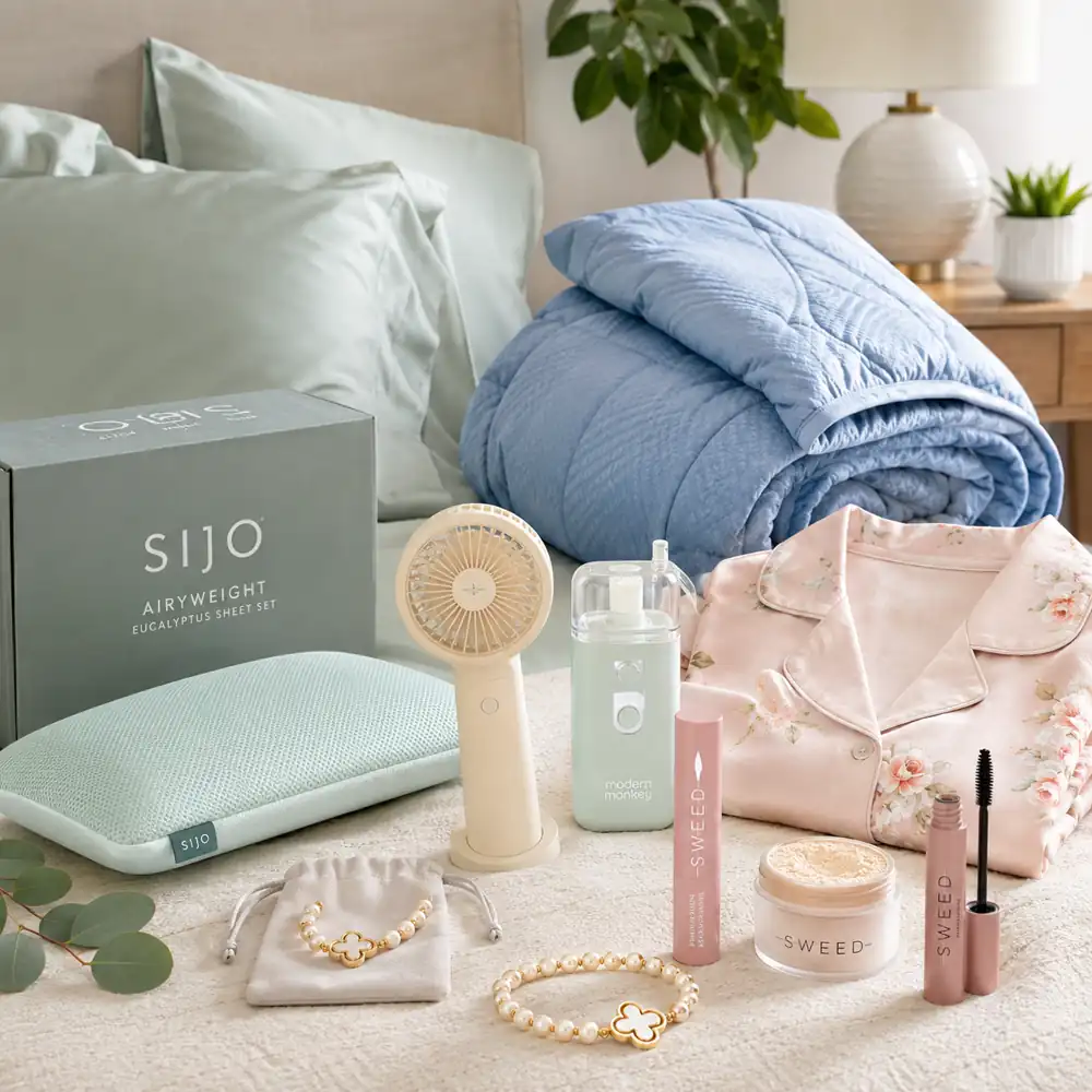 Cooling blankets and menopause relief products featured in Tory Johnson’s GMA Deals and Steals May 12 2026 sale
