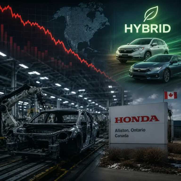 Honda Ontario EV plant project suspension concept