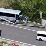 Japan School Bus Crash Kills 17-Year-Old Student, 26 Injured on Ban-Etsu Expressway
