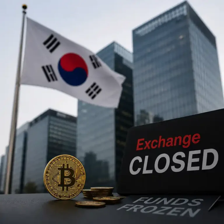 South Korea Crypto Crisis Leaves $15.8 Million in User Funds Frozen After Exchange Shutdowns