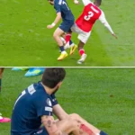 Kvaratskhelia Wins Fan Praise After Bloody PSG-Arsenal UCL Final Moment