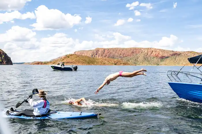 Lake Argyle Swim Sees 400 Participants Despite Crocodile Attack a Day Earlier in WA