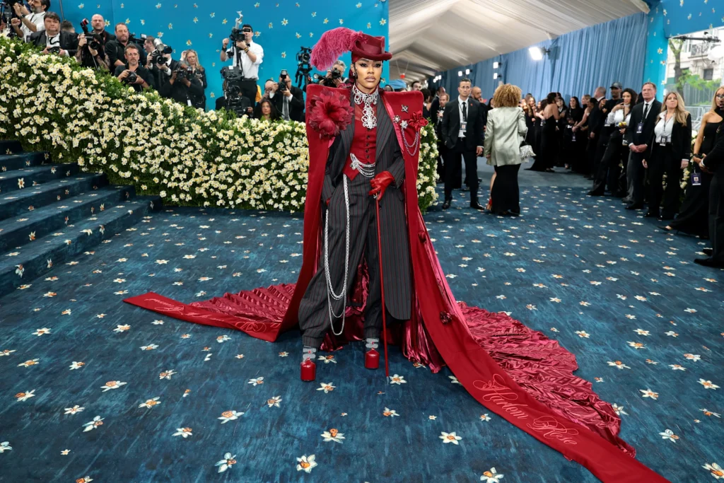 Teyana Taylor attends the 2025 Met Gala Celebrating "Superfine: Tailoring Black Style" at the Metropolitan Museum of Art in New York City.