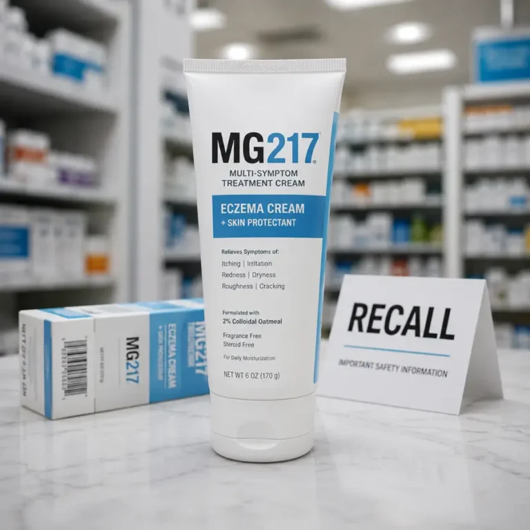 FDA Recalls MG217 Eczema Cream Nationwide Over Dangerous Staph Bacteria Risk