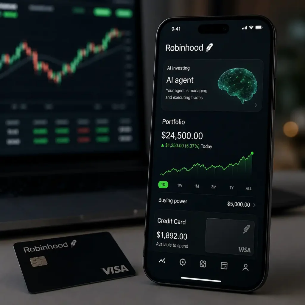 Robinhood Launches AI Agents for Stock Trading and Credit Card Purchases