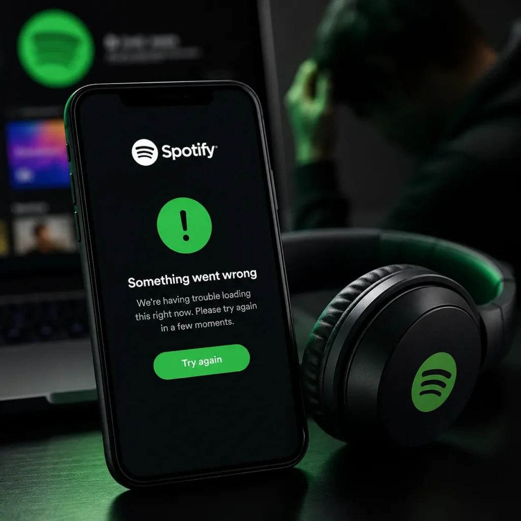 Spotify outage causing music streaming and app access problems