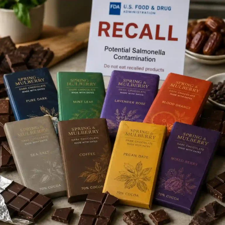 FDA Expands Spring & Mulberry Chocolate Recall Across All Products Over Salmonella Fears
