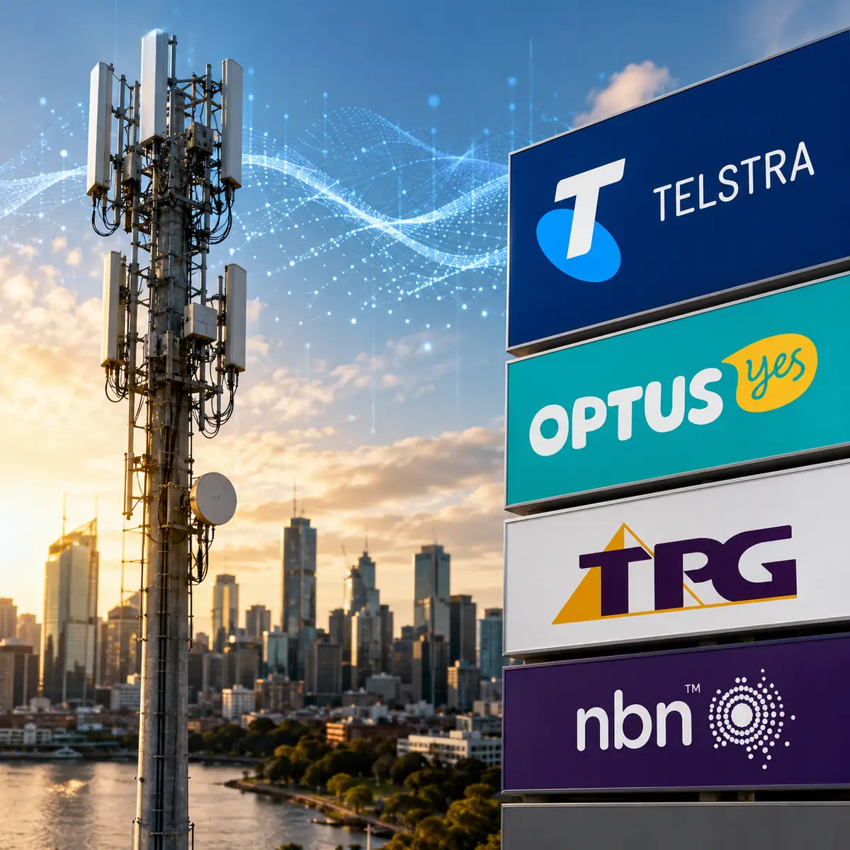 Telstra Optus TPG spectrum blow