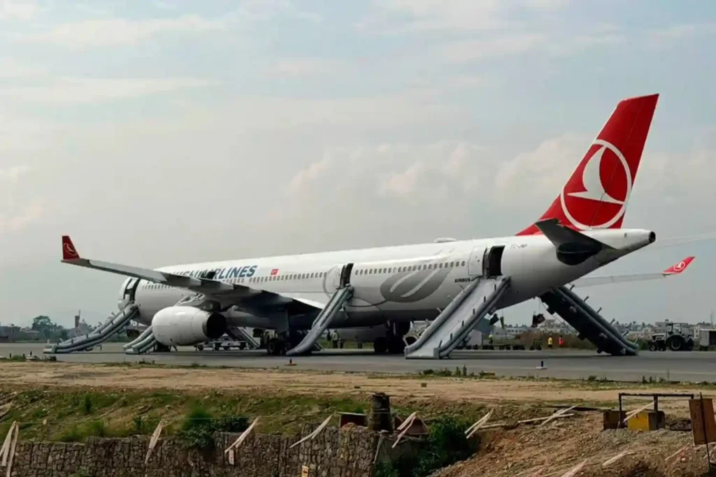 Turkish Airlines Plane Carrying 288 People Catches Fire While Landing in Nepal