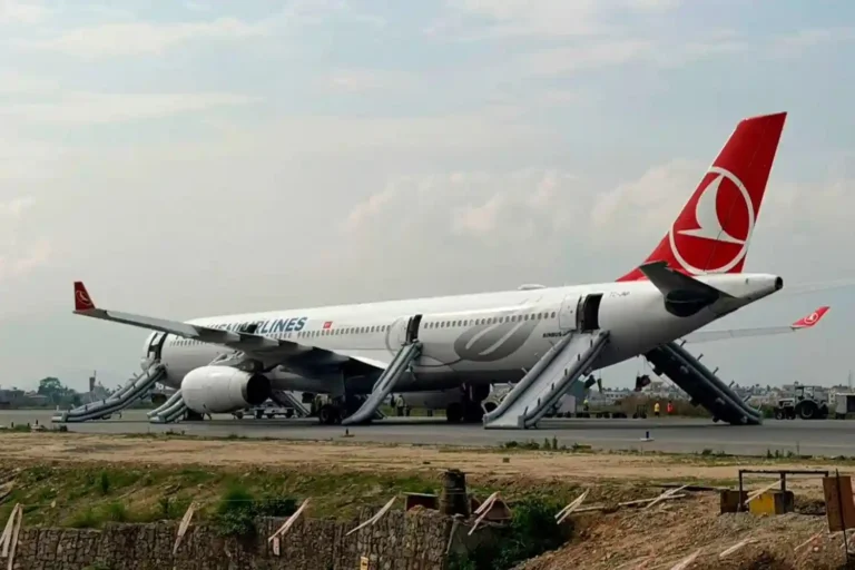 Turkish Airlines Plane Carrying 288 People Catches Fire While Landing in Nepal
