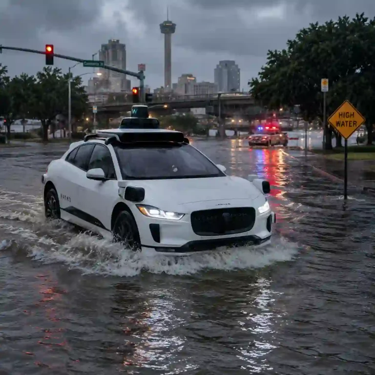 Waymo Recalls 3,800 Robotaxis After Self-Driving Car Enters Flooded Texas Road