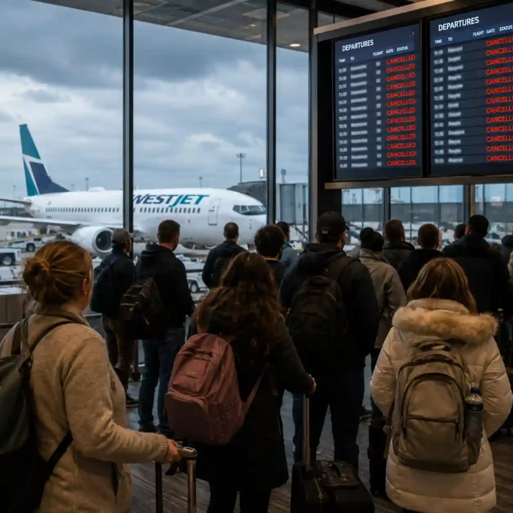 WestJet Under Fire as Cancelled Flight Compensation Dispute Expands Across Canada