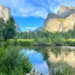 Crowded Yosemite Valley road in summer 2026