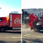 Coca-Cola Truck’s Cab Falls Off After SUV Crash at Busy Sydney Intersection