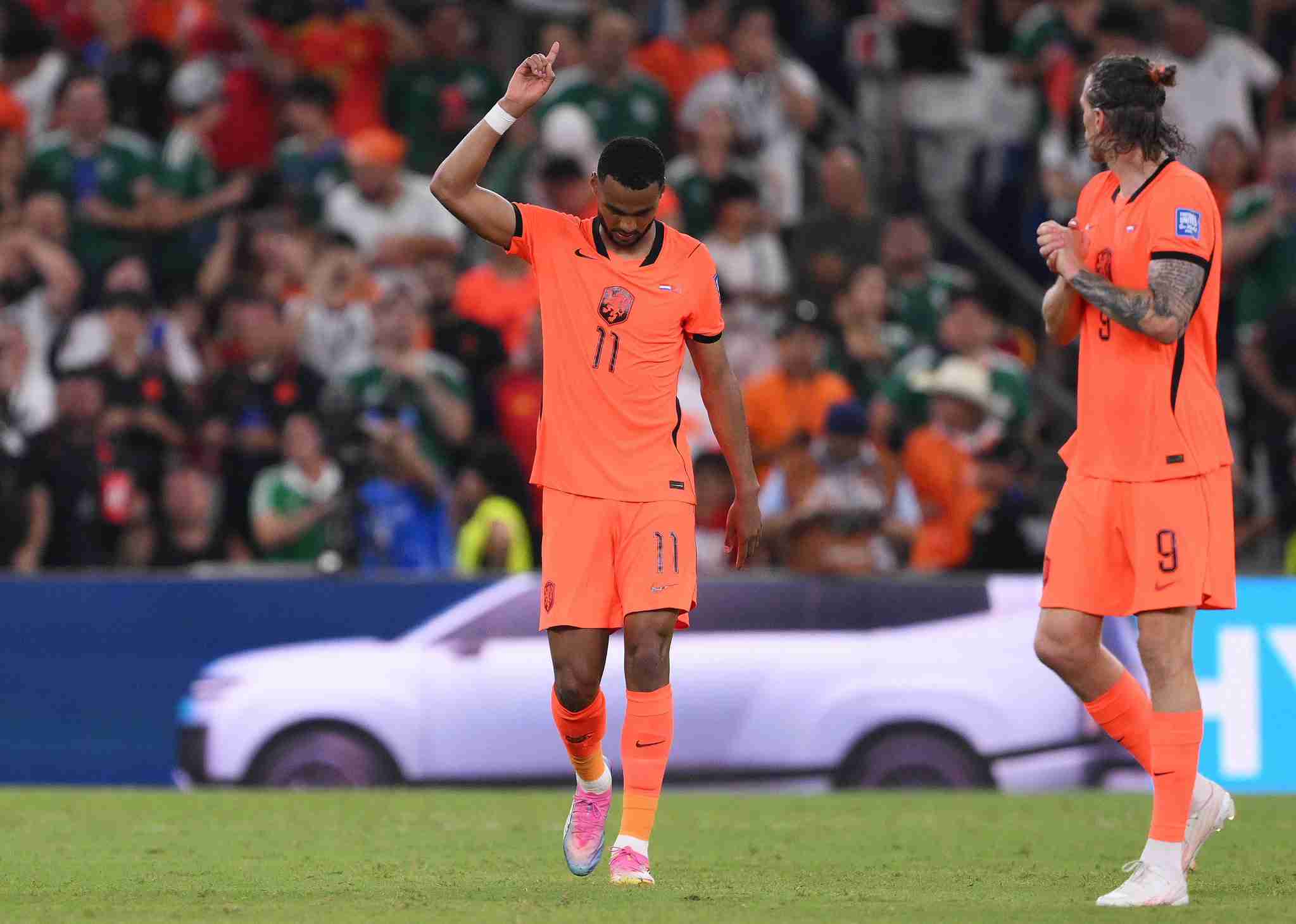 Cody Gakpo dedicated his goal in the World Cup vs. Morocco to his baby, who sadly passed away during the pregnancy a few days ago
