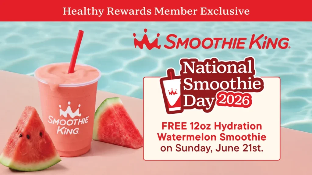 National Smoothie Day 2026 Deals: Where to Get Free Smoothies, $1 Drinks and More on June 21