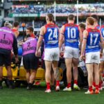 Brody Mihocek Injury Video Shows AFL Forward Stretchered Off