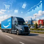 : Amazon Prime delivery truck during 2026 online retail deal week