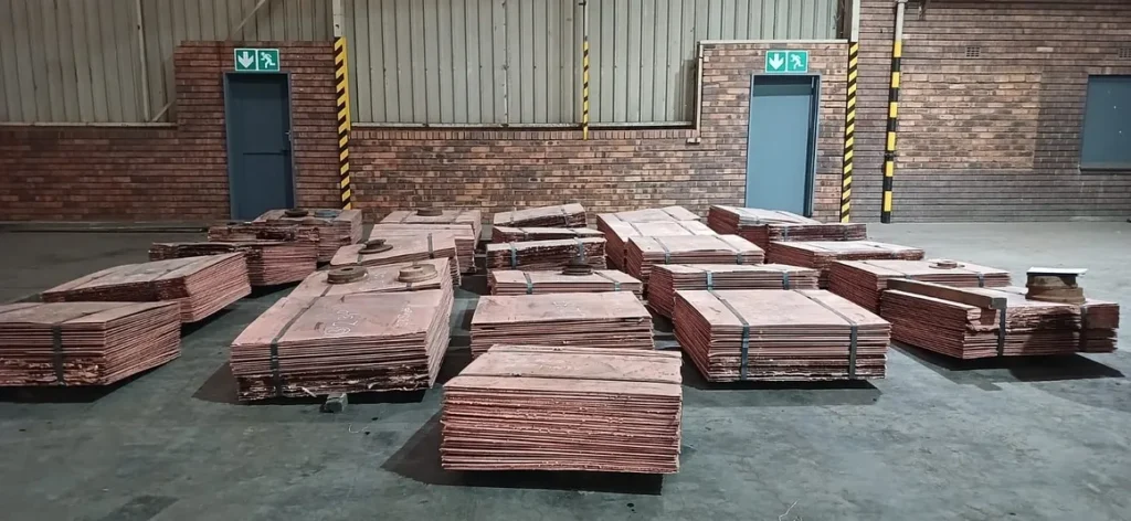 South Africa Seizes 121 Tonnes of Copper Worth R12.68 Million in Johannesburg