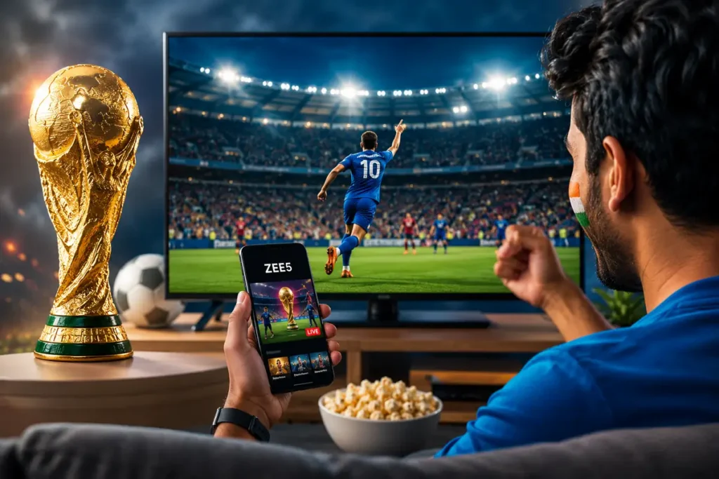How to Watch FIFA World Cup 2026 in India: Zee5 Live Streaming and TV Channel Details