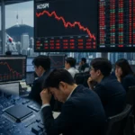 Korean Stocks Tumble 8% as AI Sell-Off Triggers Kospi Trading Halt