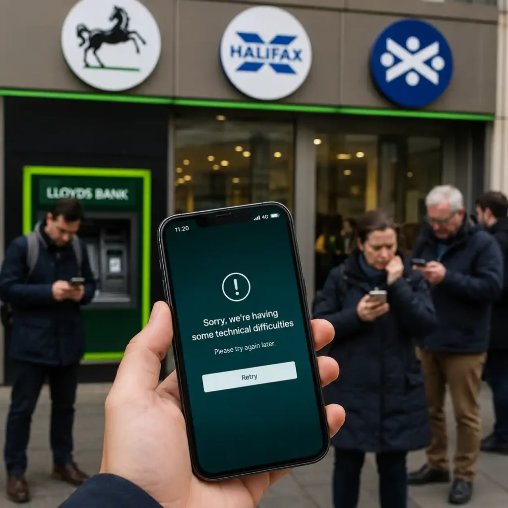 26 Million Customers Hit as Lloyds, Halifax Apps Go Down