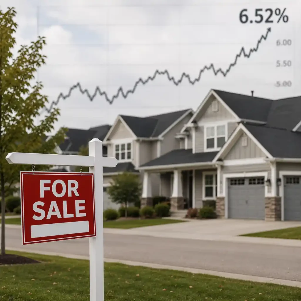 Mortgage Rates Rise to 6.52%, Nearing 2026 High as Inflation Pressures Persist