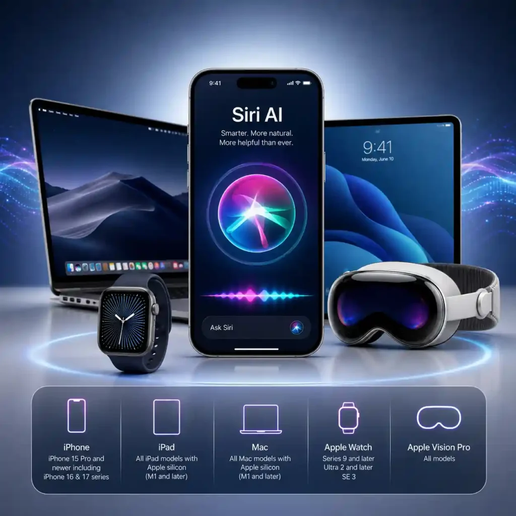Siri AI Compatible Devices List: Which iPhones, iPads, Macs and Apple Watches Support It?