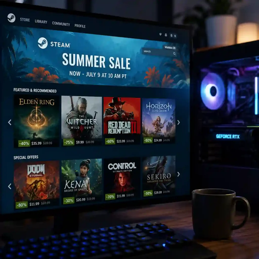 Steam Summer Sale 2026 Is Live With Up to 90% Off Thousands of PC Games