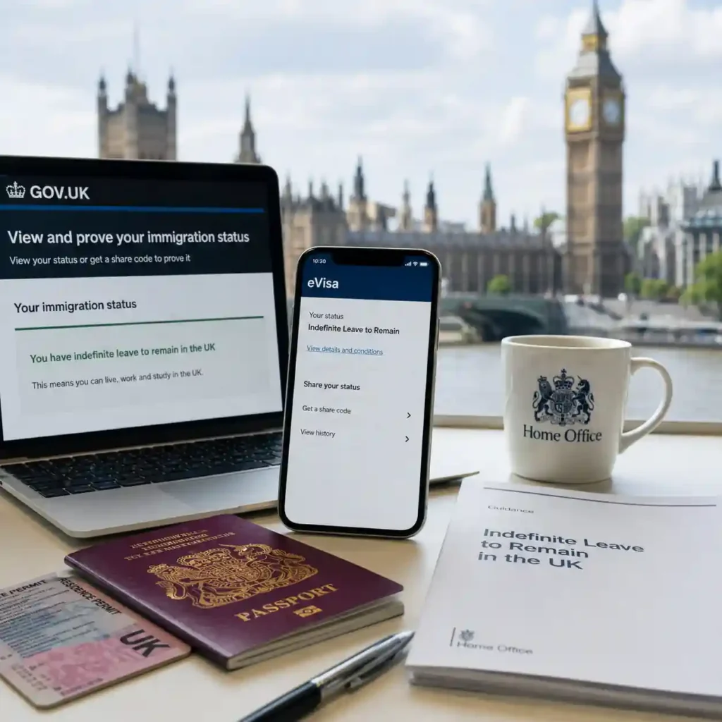 Indefinite Leave to Remain UK 2026: New ILR eVisa and BRP Rules Explained