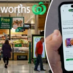 Woolworths Olive AI Shopping Assistant displayed in the Woolworths app with Smart Swaps and meal planning features.