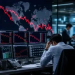 World Shares Decline as AI Sell-Off and Geopolitical Risks Weigh on Global Markets