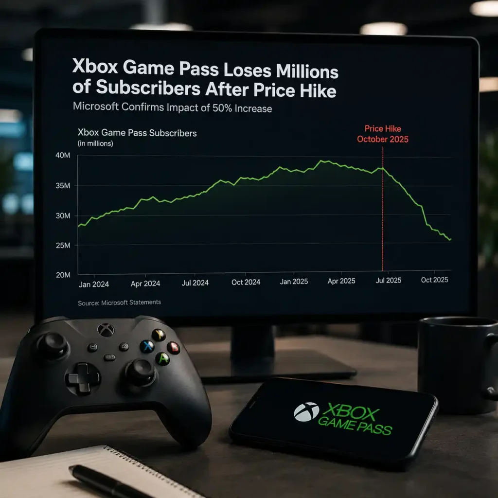 Xbox Game Pass Lost Millions of Subscribers After 50% Price Hike, Microsoft Confirms