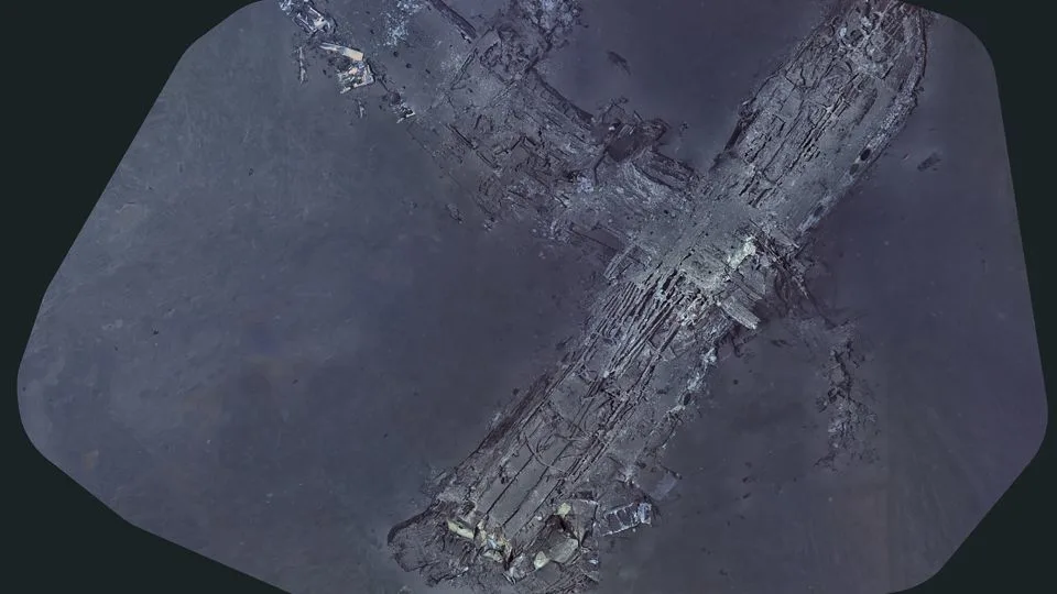 Pan Am Flight 526A Clipper Endeavor wreckage underwater off Puerto Rico