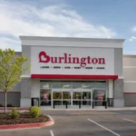 Burlington storefront ahead of the retailer's July 2026 expansion, with 12 new stores opening across six U.S. states.