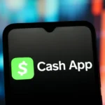 Cash App logo displayed on a smartphone screen following the $45 million multistate settlement over fraud protection and consumer security practices.