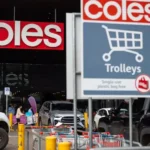 Coles supermarket entrance in Kalgoorlie, Western Australia, after the ACCC blocked plans for a second Coles store under Australia's new competition laws