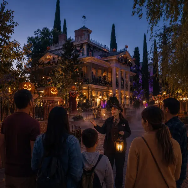 Disneyland Happiest Haunts Guided Tour during Halloween 2026