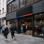 Sports Direct store as Frasers Group revenue reaches £5.33bn while UK sales fall 4.7%.