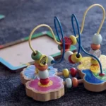 Colorful children's educational toy at a family day care centre in Victoria following the Gabow Family Day Care suspension.-