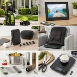 GMA Deals & Steals Kitchen & Home products including Sun Joe pressure washer, digital picture frame, power bank, massage cushion, kitchen gadgets and digital kitchen scale on July 10, 2026.