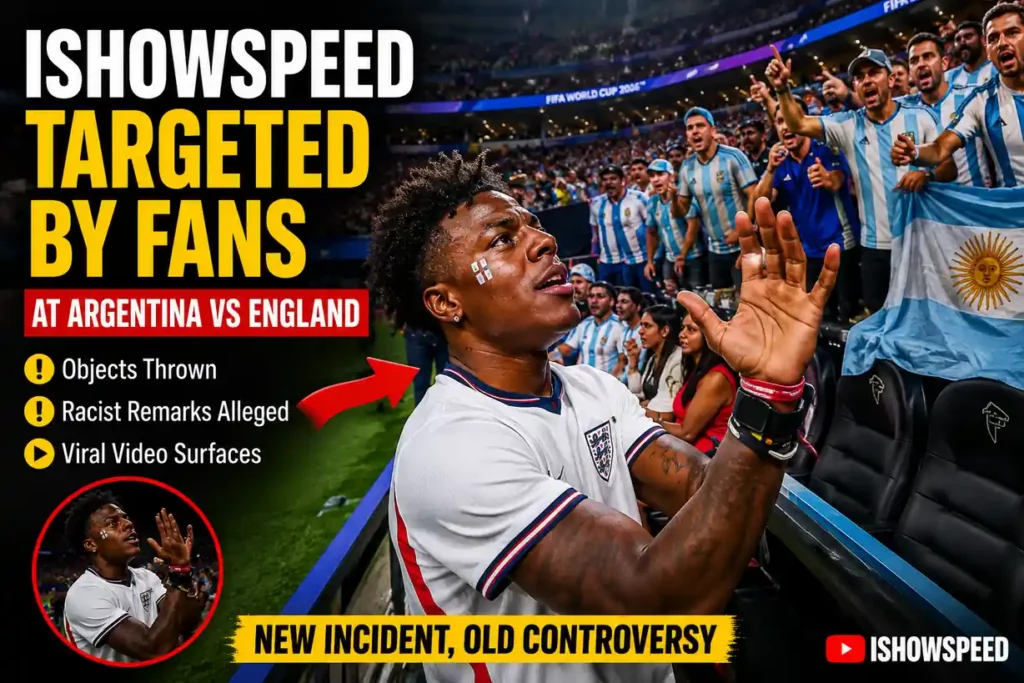 IShowSpeed Targeted by Fans at Argentina vs England