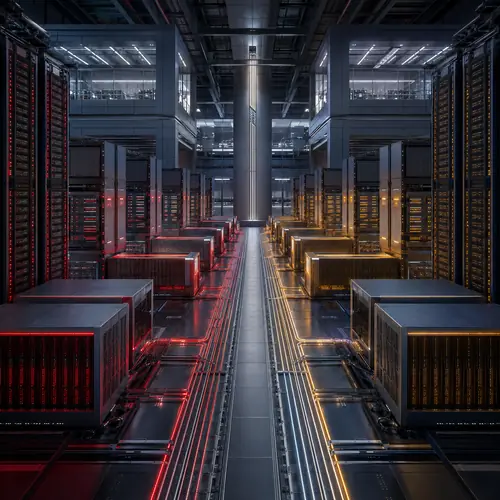 Moonshot AI’s Kimi K3 represented by advanced data centre servers competing with Anthropic’s Claude Opus 4.8.