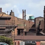 Liberty Bell Bay manganese smelter in northern Tasmania before its closure.
