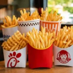 National French Fry Day 2026 deals featuring crispy French fries from popular fast-food restaurants.